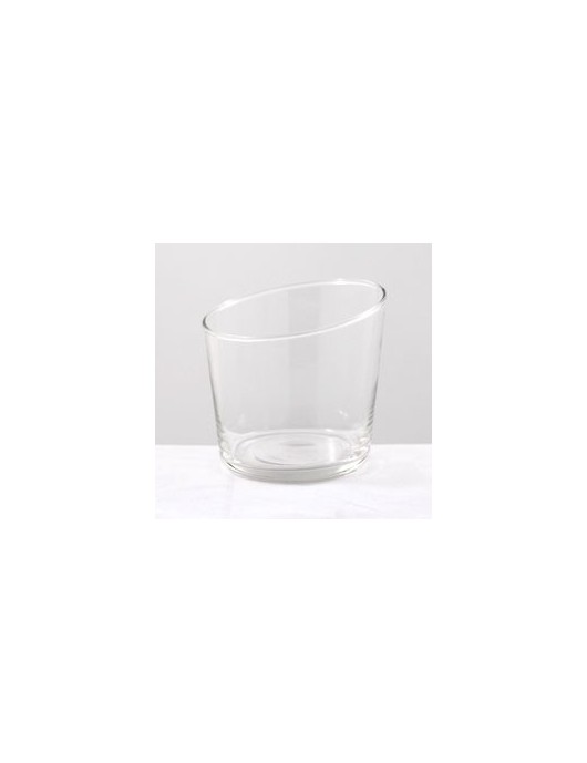 Verre asymétrique 9.5cm x 8 cm