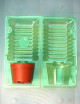 Lot coque d'expédition plante en pot ø9x7cm - rond étroit